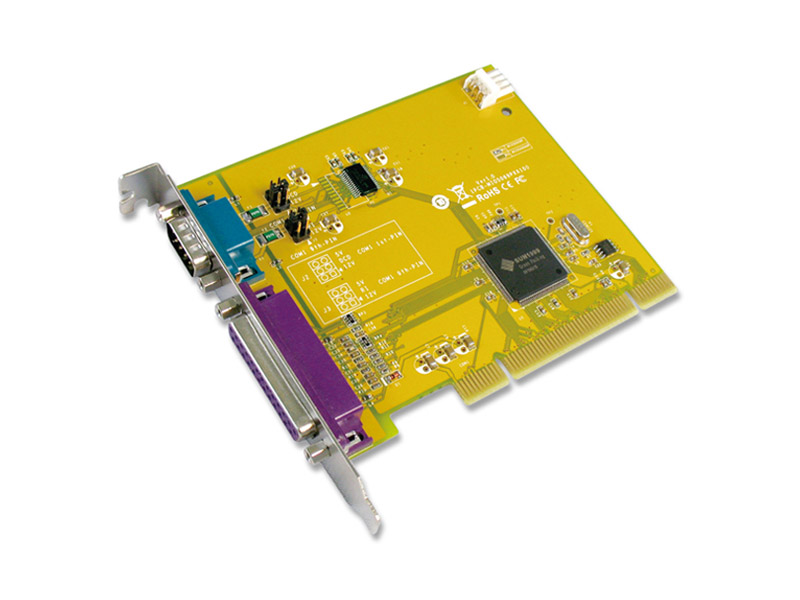 Sunix 1-port High Speed RS-232 1-port Parallel PCI Multi-I/O Board