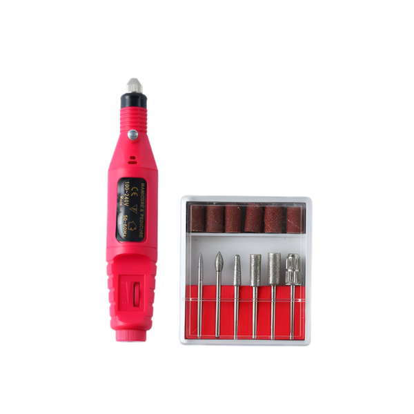 Electric Nail Drill Kit - Complete Set for Nails, Manicure &amp; Pedicure