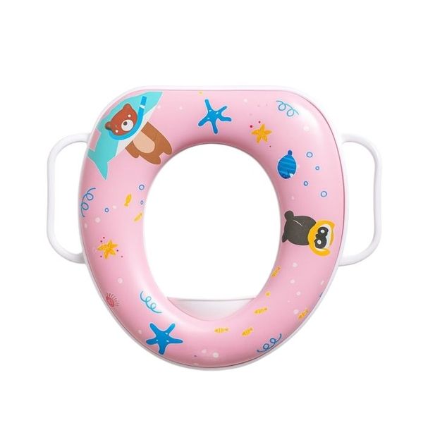 Baby &amp; Kids Soft Shell Training Toilet Seat | Cushioned Potty Seat