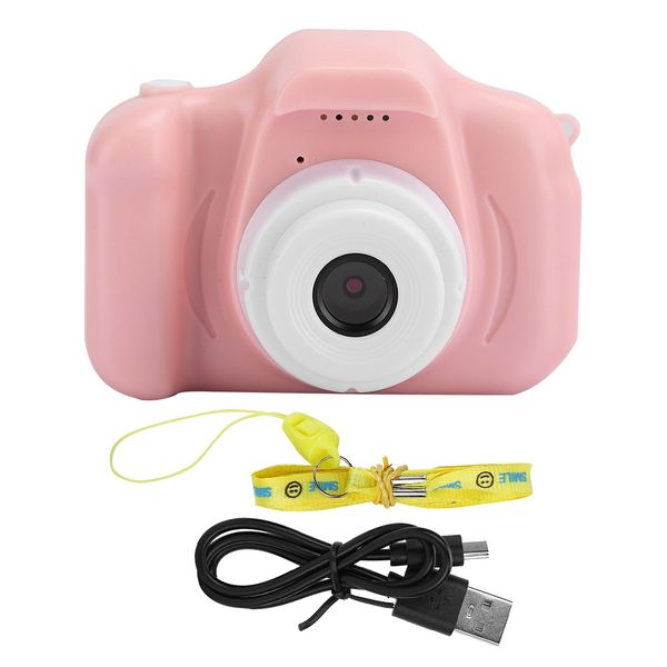 Cartoon Children Intelligence Kid Photography Camera Digital Video Pink
