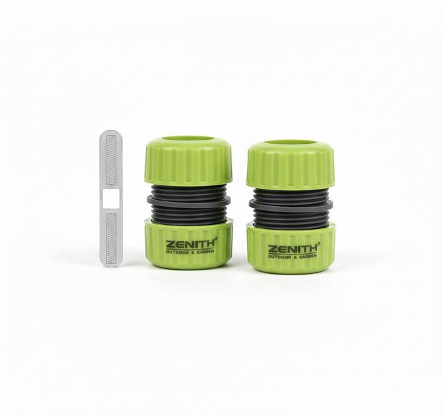 Zenith 19mm Clip-On Hose Repairer - 2 Piece Durable Connector - 2 Pack