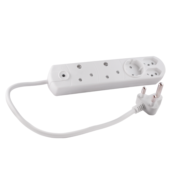 16 Amp - Slimline Multiplug - White image