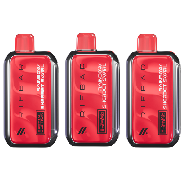 Rifbar Rainbow Sherbet Swirl Turbo - X Disposable Vape (Special Edition)