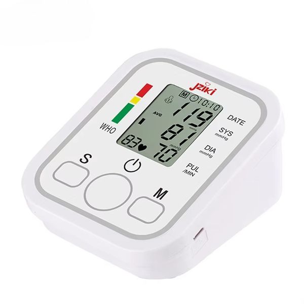 Electronic Arm Blood Pressure Monitor (Yellow and White)