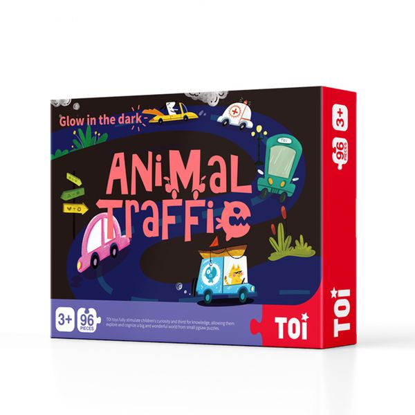 Toi Glow in the Dark Animal Traffic