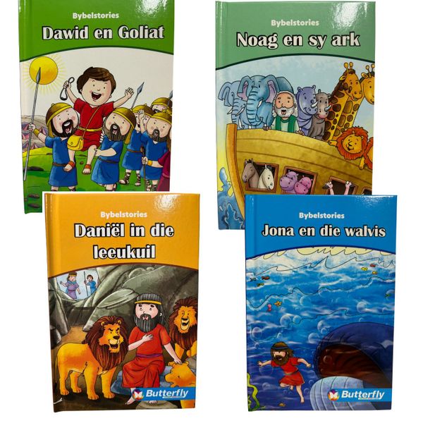 Afrikaanse Bybelstories - Bundel van 4 Boeke