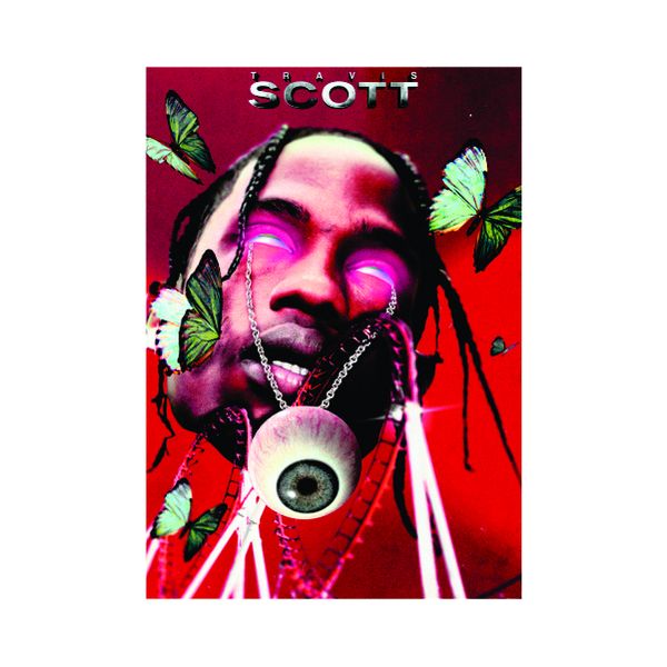 Travis Scott Red Eye - A1 Poster