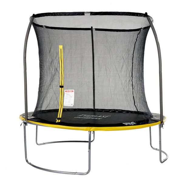 Everlast 2.7m Dual Height Trampoline with Safety Net &amp; Top Ring