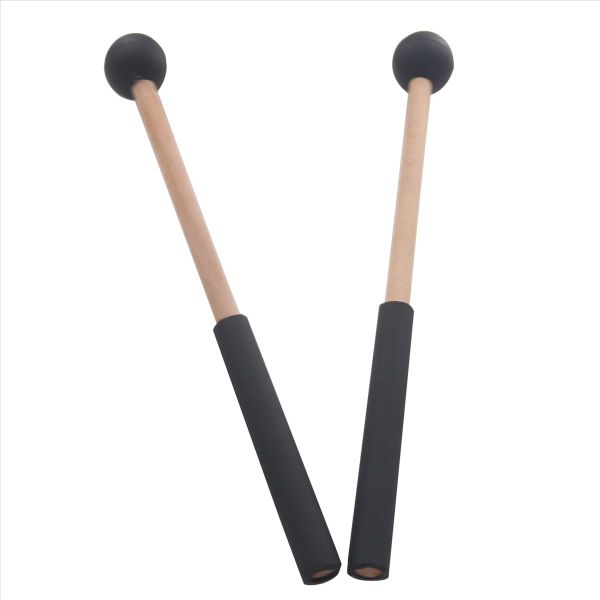 1 Pair Tongue Drum Mallets Soft Rubber Head Drum Mallets Sticks