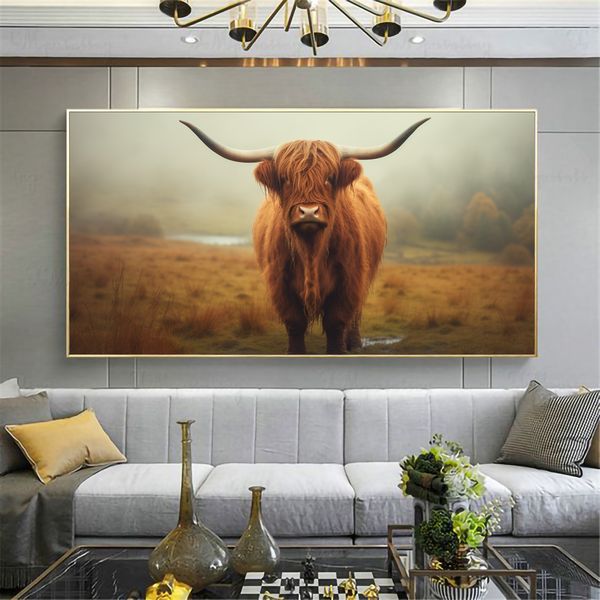 Canvas Wall Decor - Majestic Highland - 0511