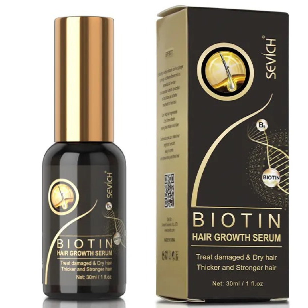 Sevich Biotin Hair Growth Serum - Anti Hair Loss - Thicker & Stronger ...