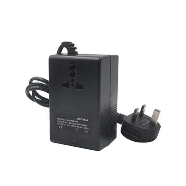 200W Voltage Converter 220V To 110V Transformer Uk Plug