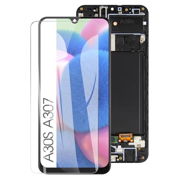 OLED LCD Screen and Digitizer Full Assembly with Frame for Samsung A52 5G