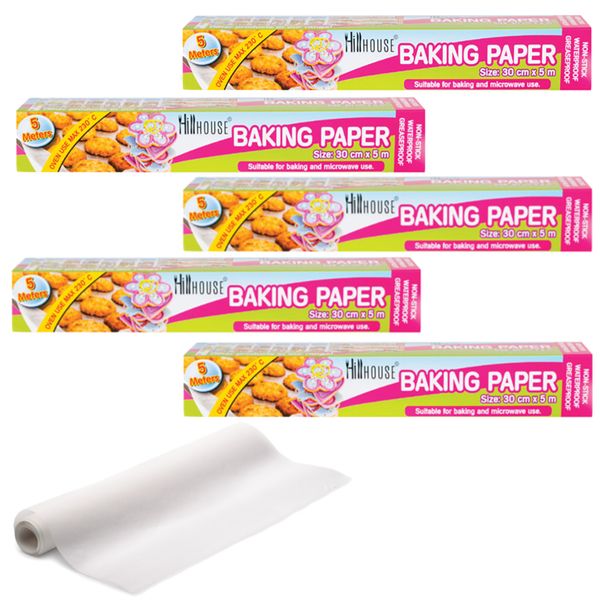 Kitchen Disposable Baking Paper Set of 6 Value Pack