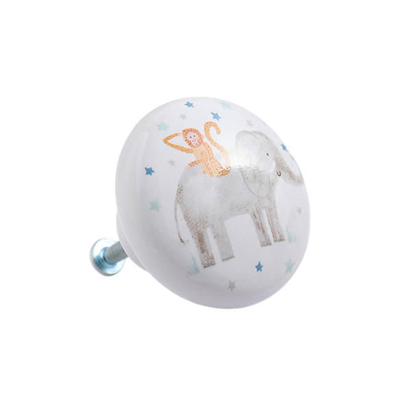 iKids Animal Knob Red Elephant