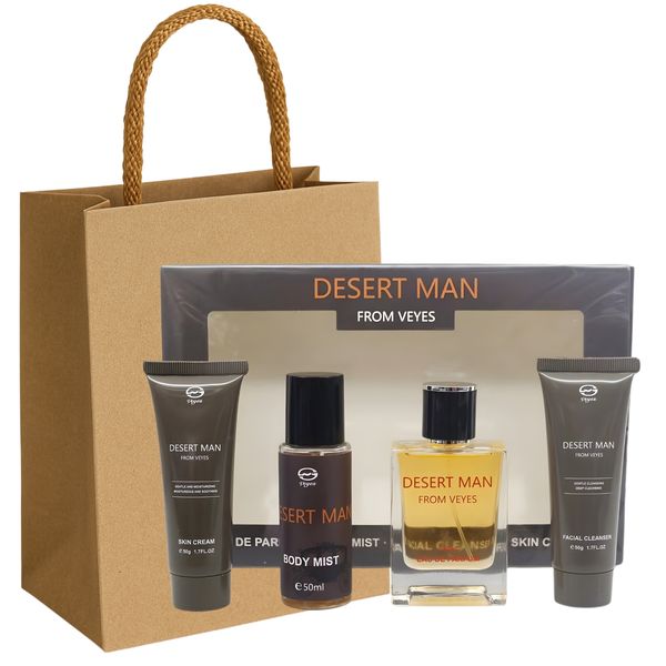 Veyes Desert Man Grooming Gift Set &amp; Gift Bag COMBO