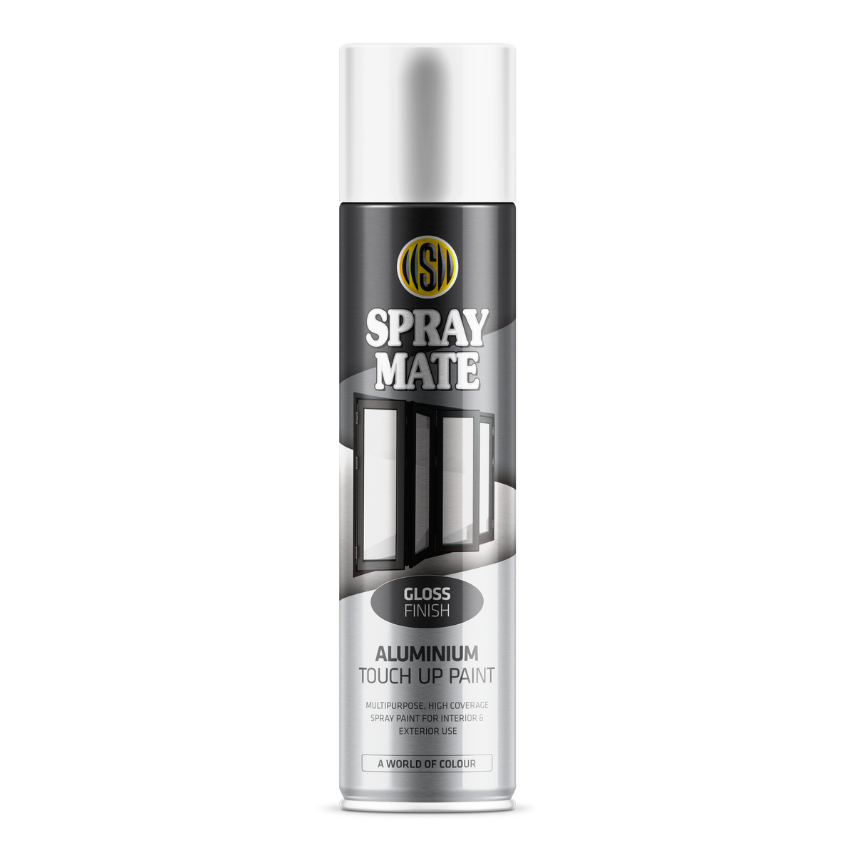 Spray aluminium touch up white gloss 250ml shop today get it