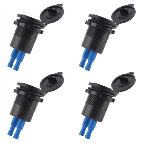 12V-24V 48W Usb Outlet Waterproof Charger Socket For Car Truck Blue
