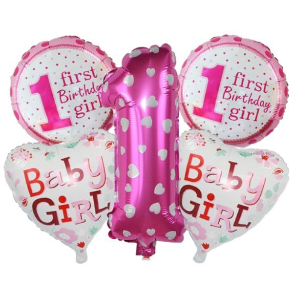 It's A Baby Girl Shower Decorations Balloons Set