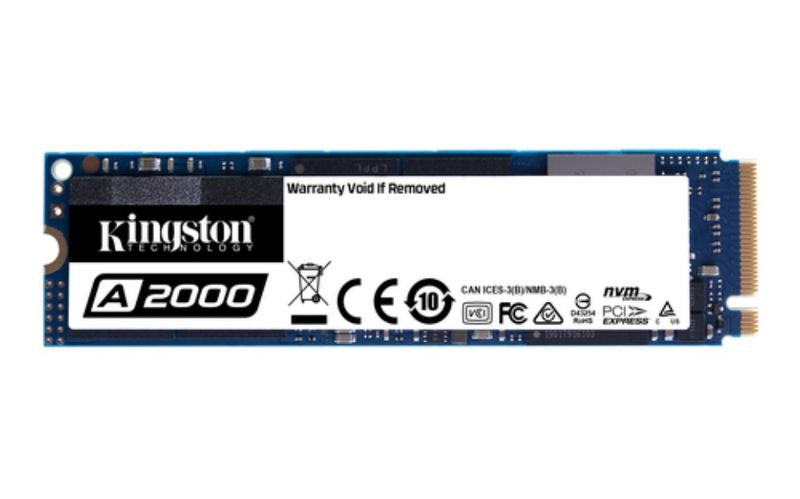Kingston Technology A2000. SSD capacity: 1000 GB