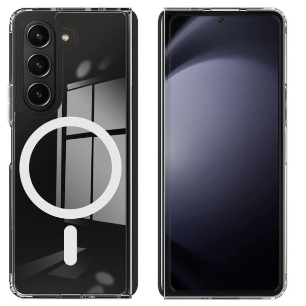 Transparent Magsafe Back Cover Compatible with Samsung Galaxy Z Fold 6