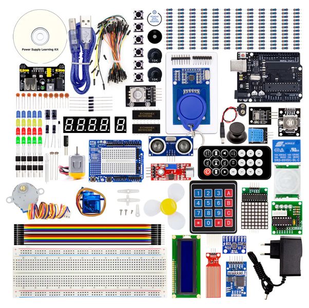 200pc UNO R3 Project Most Complete Starter Kit Compatible with Arduino IDE