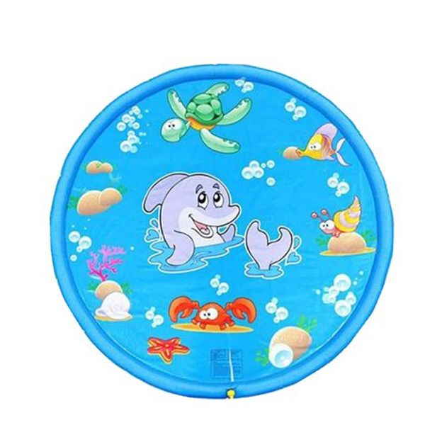 Hip Seat Mom Splash Pad Sprinkler Mat Pool Outdoor Water Play Summer Fun