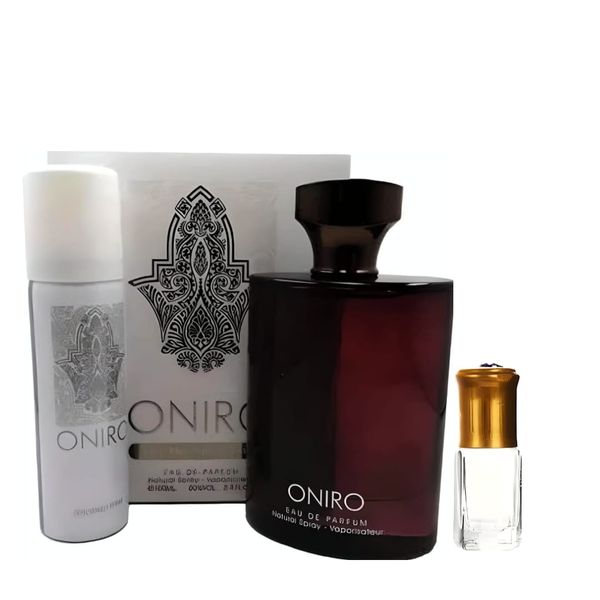 Oniro Eau de Parfum - 100ml With Deodorant + Perfume Oil Gift