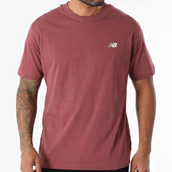 New Balance Men's Sport Essential Cotton Tee - Burgundy