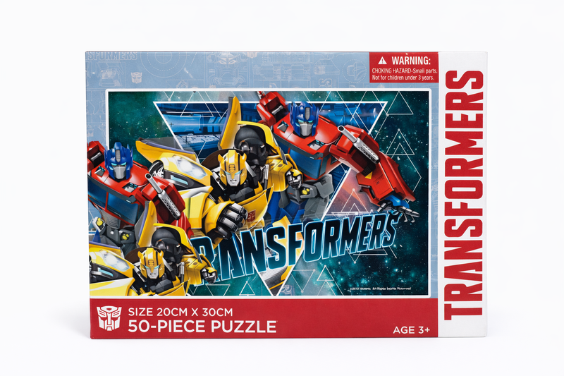 Transformers 50-Piece Kids Puzzle - 20 x 30cm (Ages 3+)