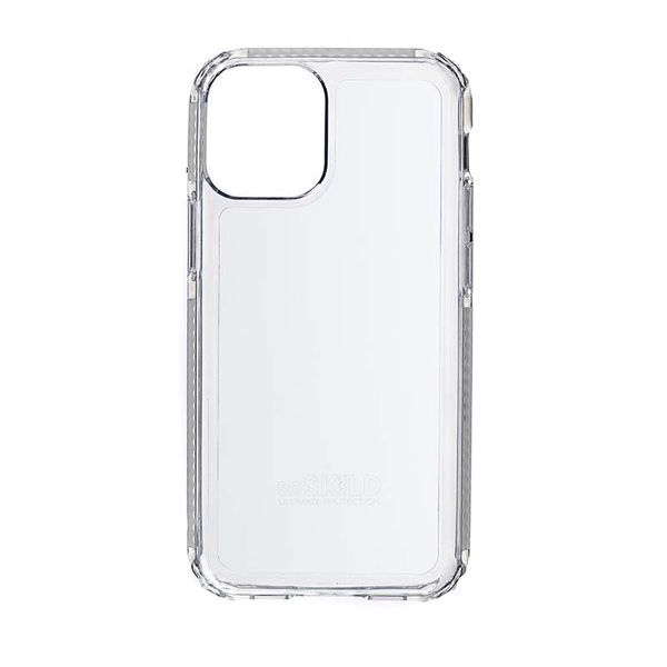 SoSkild Compatible with iPhone 12 Mini Case | Transparent Heavy Impact Back Cover | Defend2
