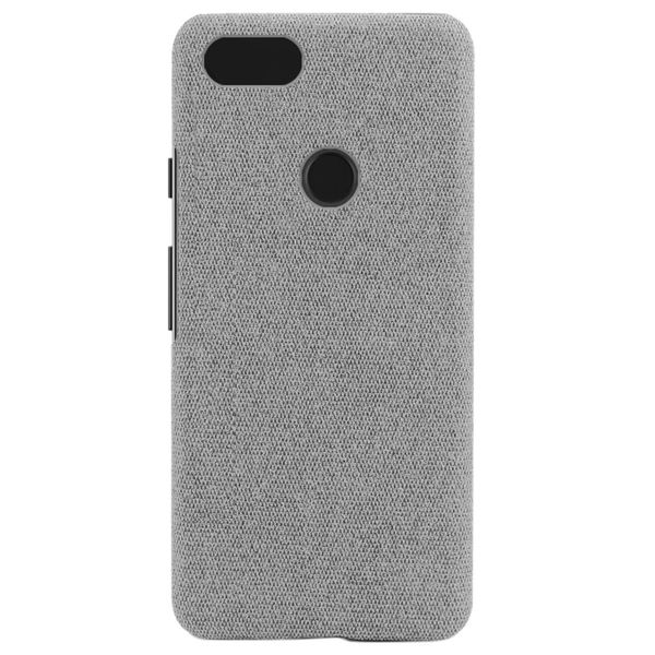 Phone Shell Cloth Leather Case Pattern Leather Cover (Light Grey)