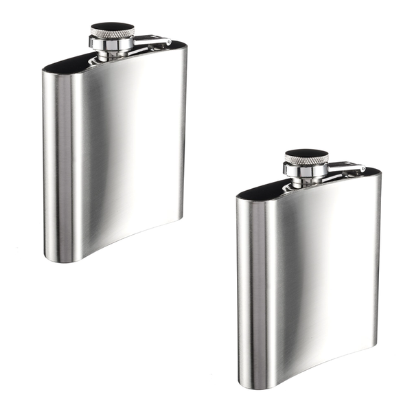 Stainless Steel Hip Flask - Set of 2 - IF-17