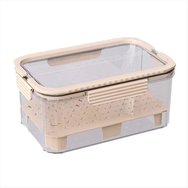 Insulated Outdoor Picnic Cooler Box with Ice Pack,Long-Lasting Refrigeratio