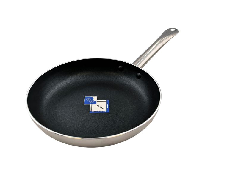 24CM Stainless Steel Non-Stick Frying Pan with Long Handle AY129-003