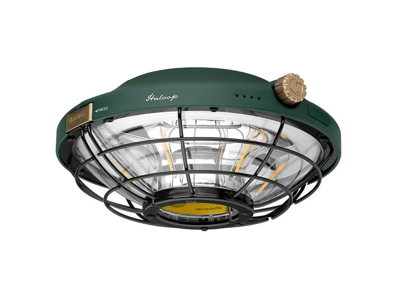 Olight Haloop Forest Green LED camping Light, 600 Lumen, Rechargeable