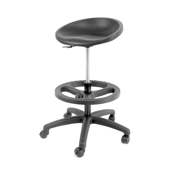 Industrial Stool Chair: The Pebble - Tall