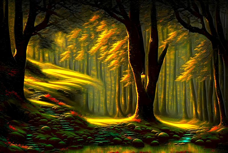 Canvas Wall Art - Kincaid Forest Artwork