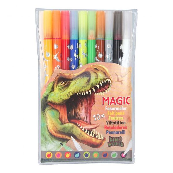 Dino World Magic Markers 10pc