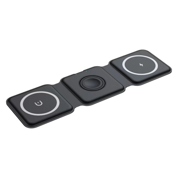 Volkano Triplex Series 3-in-1 Magnetic Wireless Travel Charger