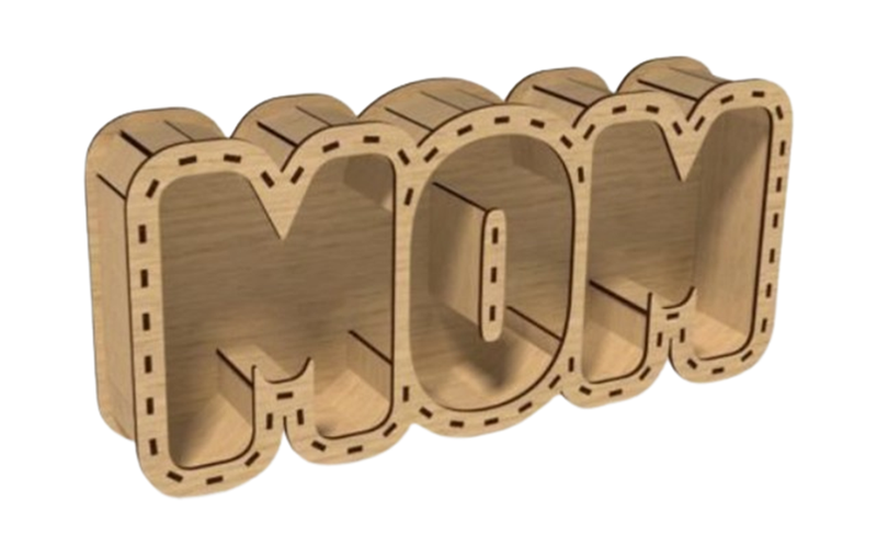 MOM - Wood Gift box