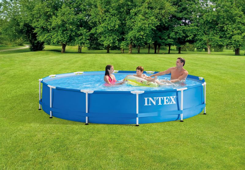 Intex Metal Frame Pool Set (with 220-240V Filter Pump)