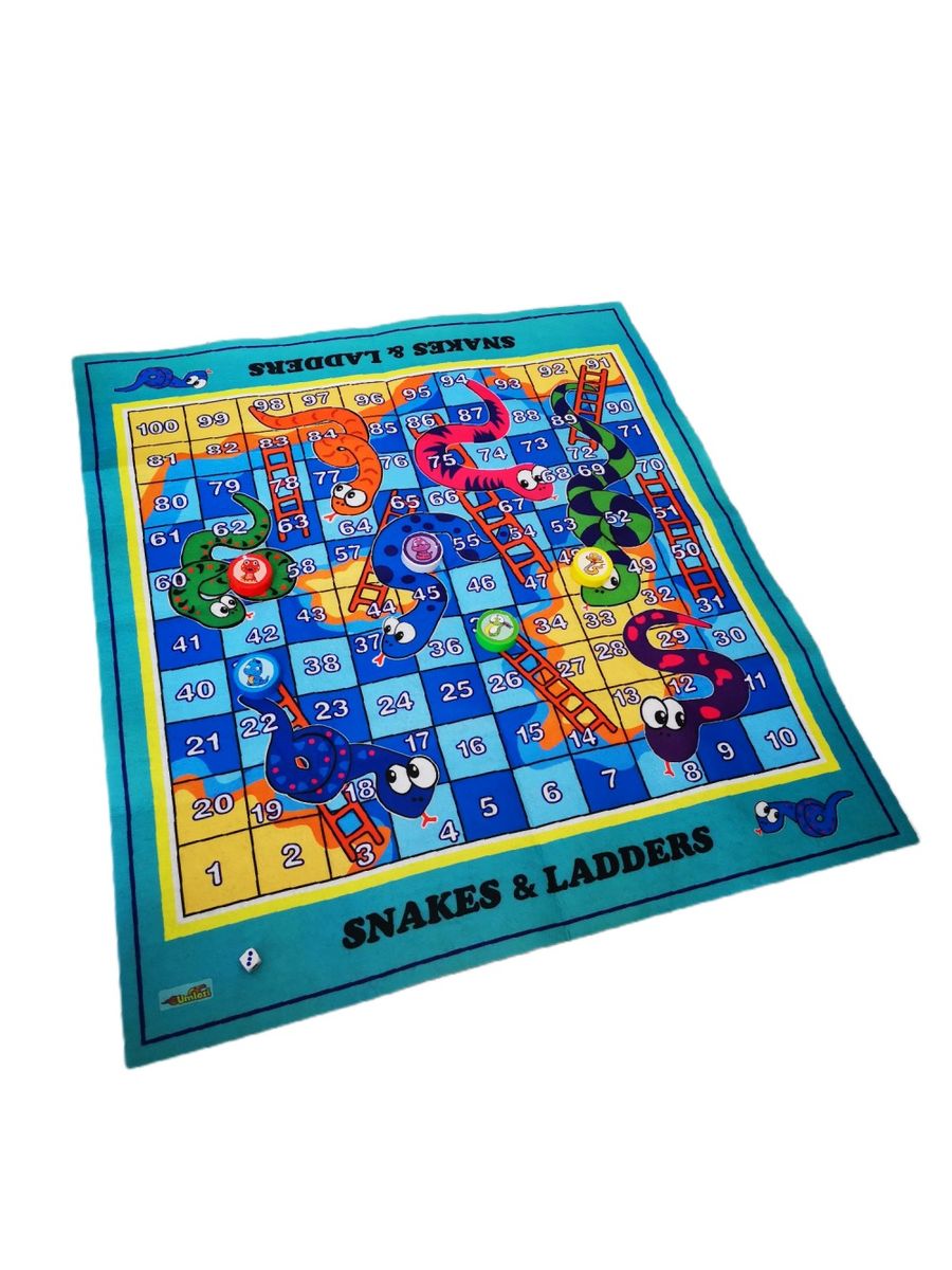 Giant Snakes and Ladders Floor Game 80cm x 70cm Shop Today. Get it