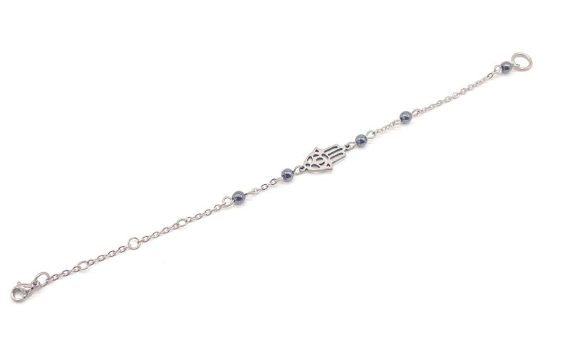 Fabulae Handmade Filigree Hamsa Bracelet, Veyda