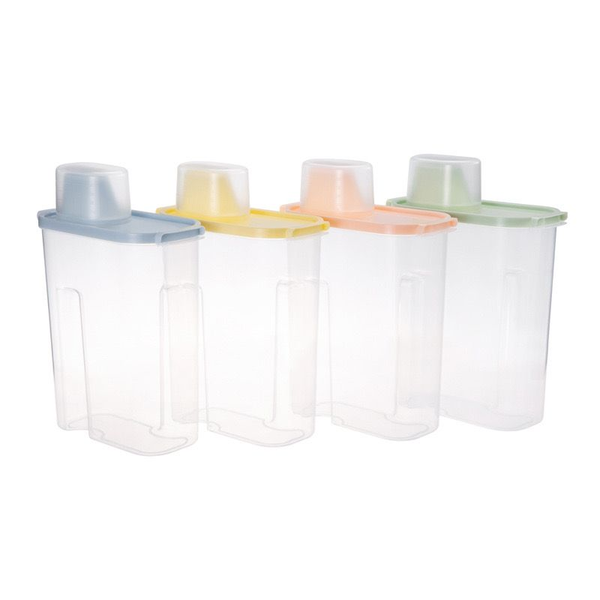 Set of 4 Plastic Fridge Cereal Dipenser