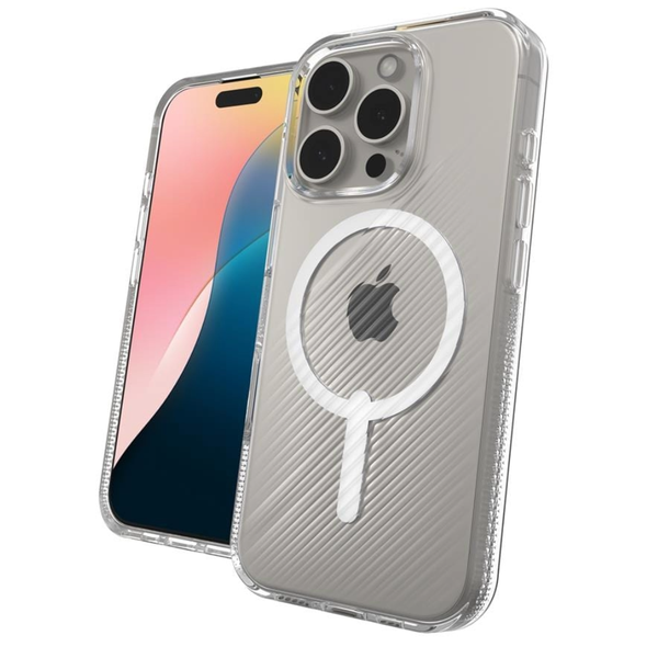 ZAGG Crystal Palace Lite Snap Phone Case Compatible with iPhone 16 Pro Max -Phone Cover