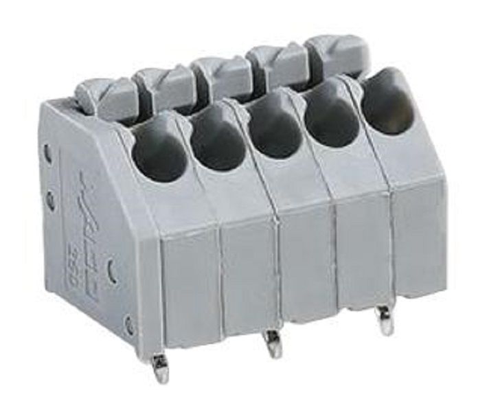 Wago (250-205.) Wire-To-Board Terminal Block, 3.5 mm, 5 Ways,