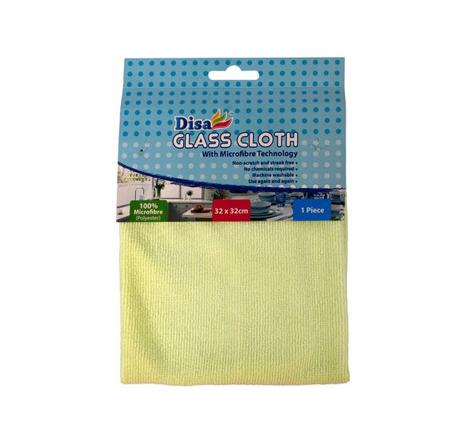 Disa - Microfibre Cloth - Household Cleaning - Assorted - 32cm x 32cm