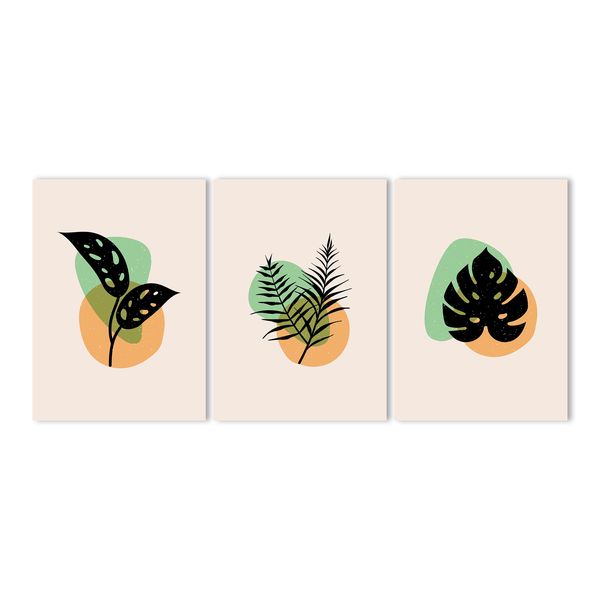 Premium Framed Canvas Prints: Abstract Boho (1) image