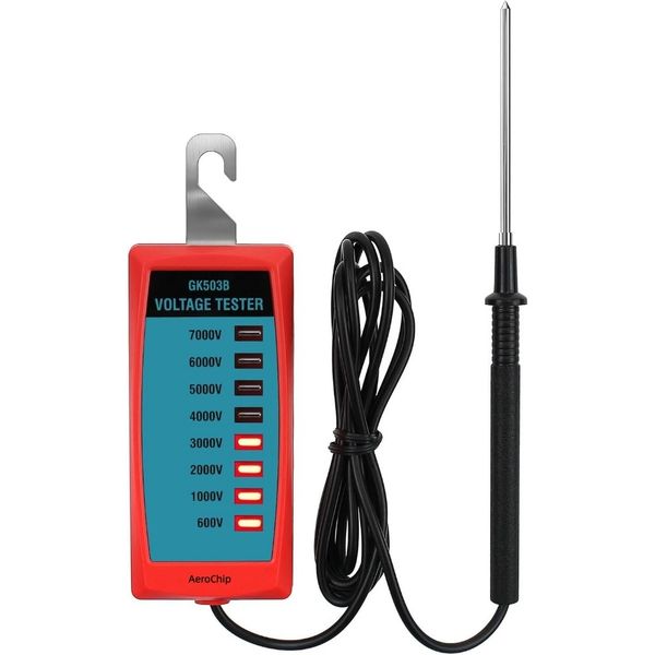 AeroChip - Electric Fence Voltage Tester and Fault Finder - Max 7 kV - Red